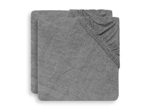Changing Mat Cover Terry 50x70cm - Storm Grey - 2 Pack - Petitpyla